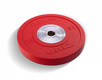 Бампер диск трениров. 25 кг, красный